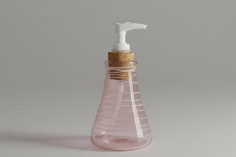 Soap Dispenser - Pink and White