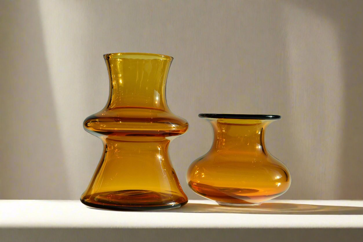 4 Piece Vase set - Golden Drop