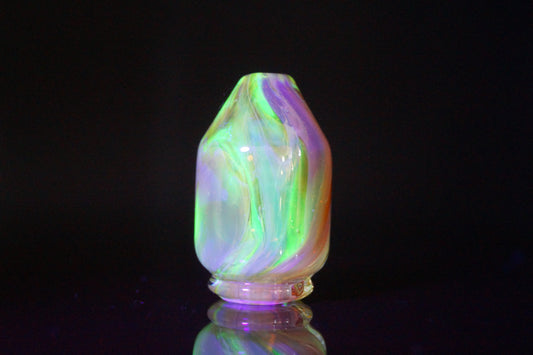 Pivot Spinner Top - Yellow/Amber Marbled *UV*