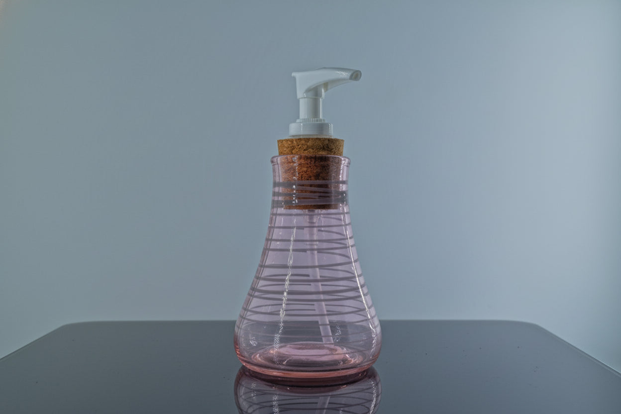 Soap Dispenser - Pink and Grey